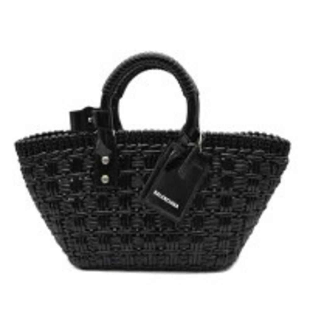 BALENCIAGA Bistro Basket Bag Noir Black